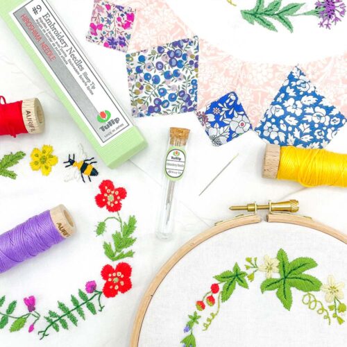 Tulip Hiroshima Embroidery Needles Sharp Tip #9