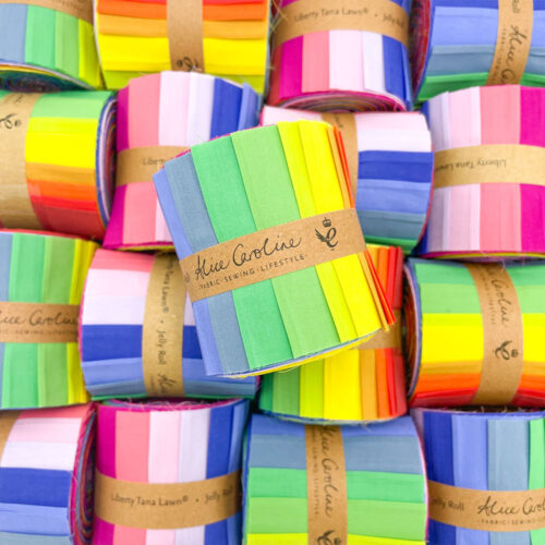 Plain Liberty Fabric Jelly Rolls