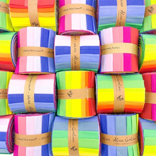 Plain Liberty Fabric Jelly Rolls