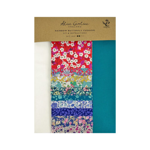 Rainbow Butterfly Cushion Kit - Teal - Image 2