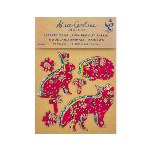 Pre-Cut Liberty Tana Lawn® Fabrics Selection Woodland Animals- Rainbow - Image 2