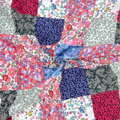 Liberty Vintage Tana Lawn Fabric Patchwork- Brights 2.23m Remnant - Image 2