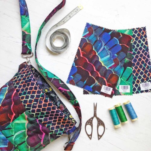bag made with small pieces