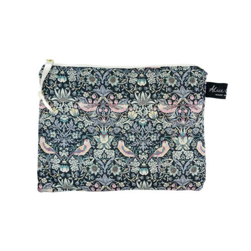 Travel Pouch Strawberry Thief Eau De Nil