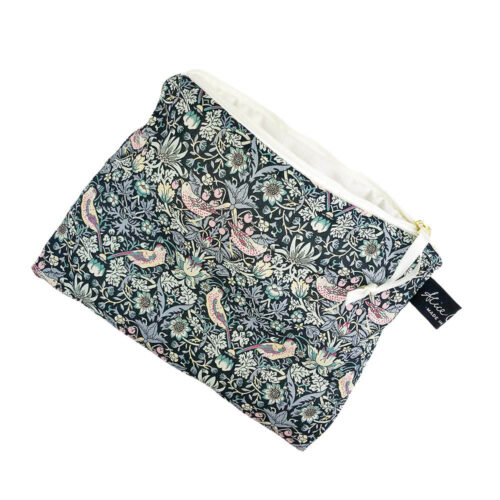 Travel Pouch Strawberry Thief Eau De Nil - Image 3