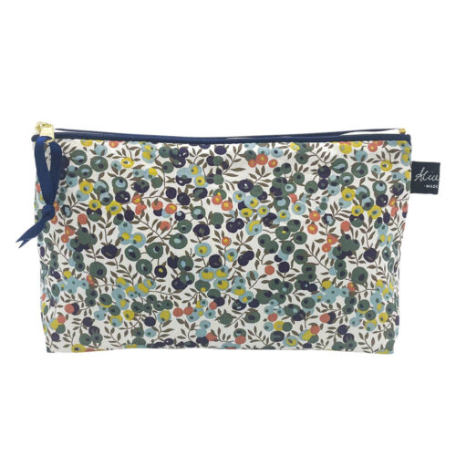 Liberty Fabric Cosmetic Bag In Wiltshire Woodland