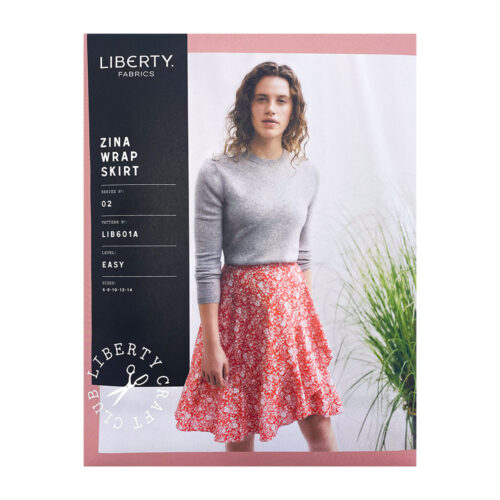 Liberty Dress Pattern Zina Wrap Skirt A 6-14