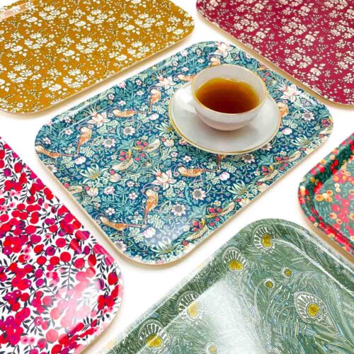 Large Tray In Liberty Capel Red - Image 5