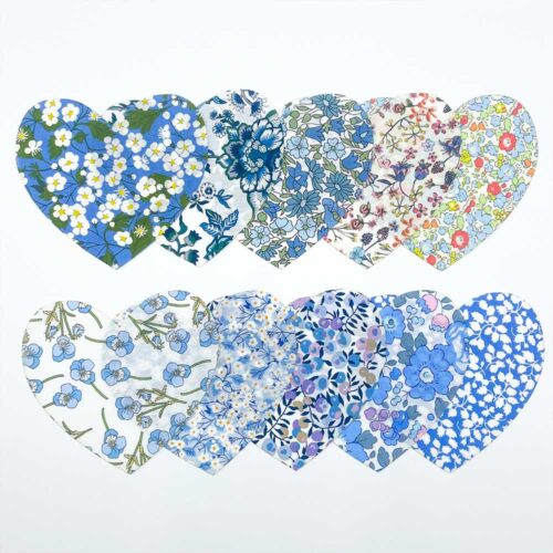 Liberty blue heart pre-cuts