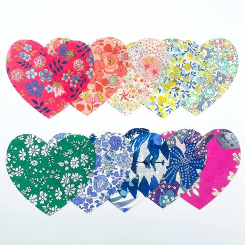 liberty rainbow heart pre-cuts