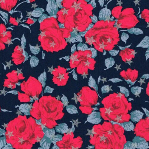 Liberty Tana Lawn® Fabric Carline Love Stars A
