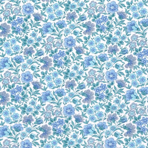 Liberty Tana Lawn® Fabric Carnation Garden Metallic B