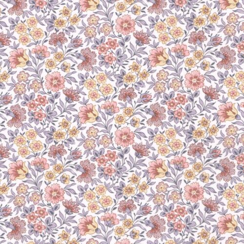 Liberty Tana Lawn® Fabric Carnation Garden Metallic C