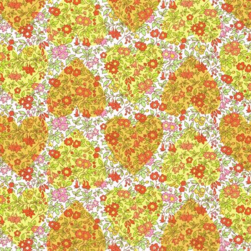 Liberty Tana Lawn® Fabric Chamomile Hearts C