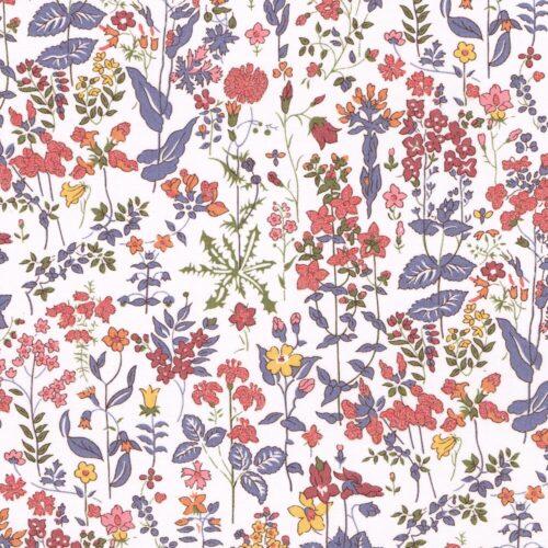 Liberty Tana Lawn® Fabric Field Flowers Metallic C