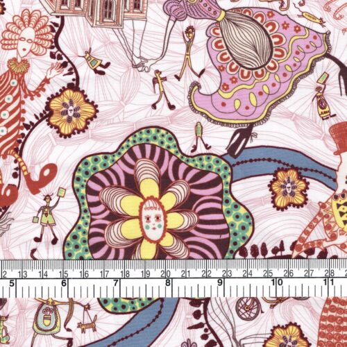 Liberty Tana Lawn® Fabric Shirley Smith A by Grayson Perry - Image 4