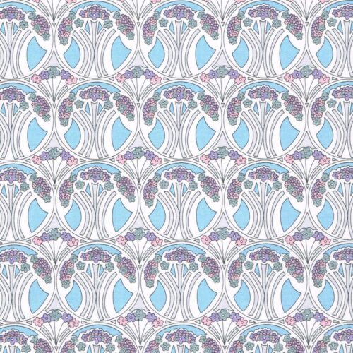 Liberty Tana Lawn® Fabric Mauverina Metallic B