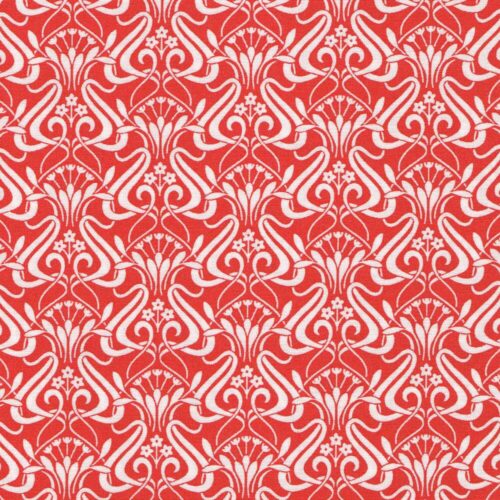 Liberty Quilting Cotton Nouveau Shadow Chalk Red