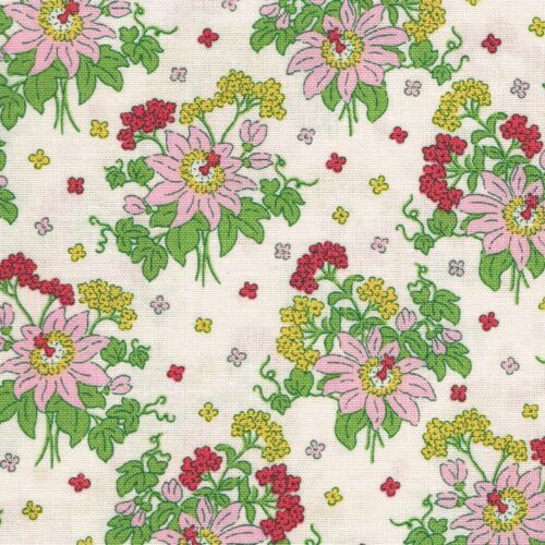 Liberty Quilting Cotton Postcard From Paradise Collection Passionflower Sway A
