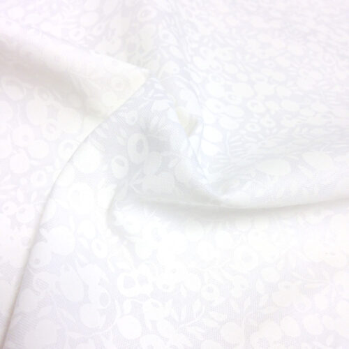 White on white quilting cotton