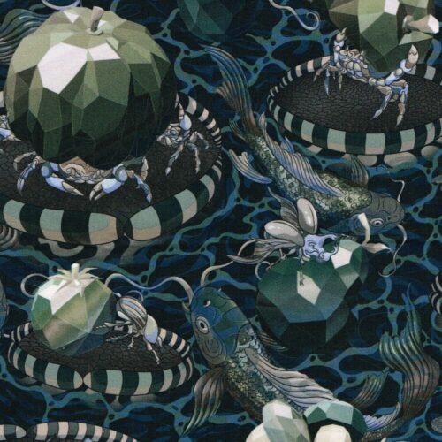 Liberty Tana Lawn® Wilde World A 1.3m Remnant (Box U)
