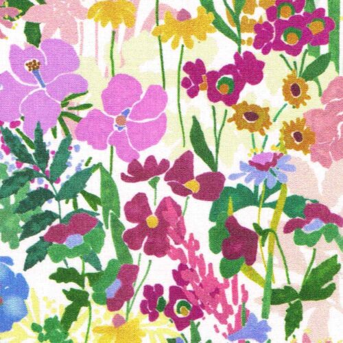Purple Floral Fabric