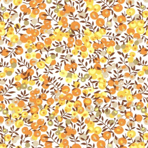 Yellow Berry Print Fabric Wiltshire AD