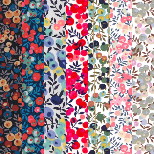 Liberty Fabric Tana Lawn® 7 Fat Quarters Wiltshire and Wiltshire Bud Selection 349