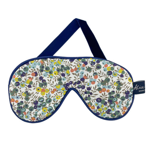 Alice Caroline Eye Mask In Liberty Wiltshire Green