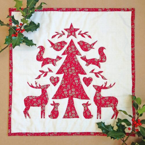 PATTERN: Christmas Forest Animals Wall Hanging Pattern