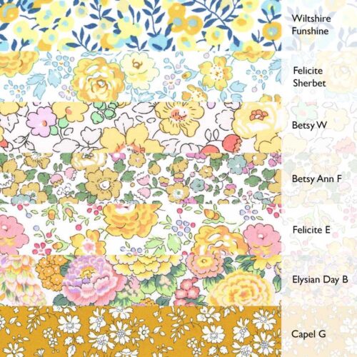 Liberty Tana Lawn Yellow Fat Quarter Bundle