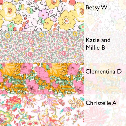 Liberty Fabric Tana Lawn® 4 Fat Quarters Mellow Yellow Selection 264 - Image 3