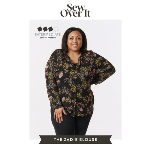 Sew Over It The Zadie Blouse Dressmaking Pattern Sizes 18-30