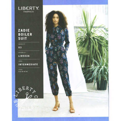 Liberty Dress Pattern Zadie Boiler Suit A Sizes 6-14