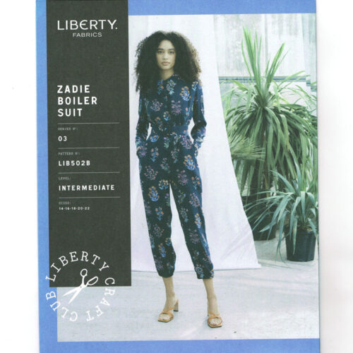 Liberty Dress Pattern Zadie Boiler Suit B Sizes 14-22