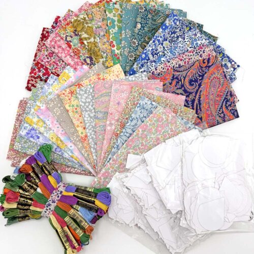 Alice's Country Diary Quilt Bundle | Liberty Fabrics, Papers & DMC Embroidery Threads