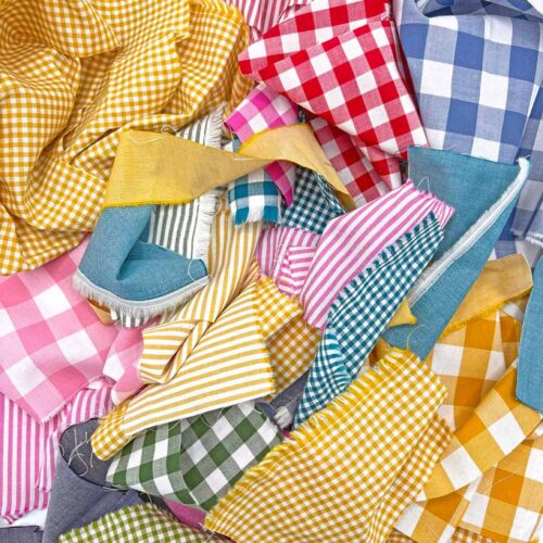 Gingham, Stripes, and Plains | 150g Fabric All-Sorts