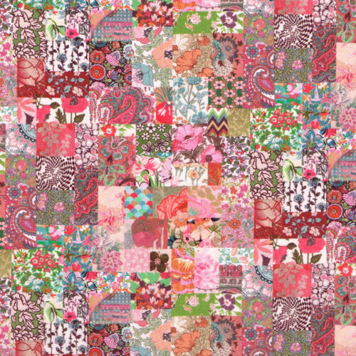 Liberty Tana Lawn® Cotton Fabric SS25 Retold Collection Archive Patchwork A