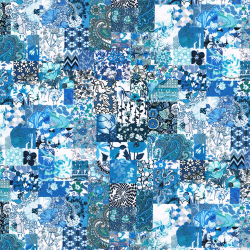 Liberty Tana Lawn® Cotton Fabric SS25 Retold Collection Archive Patchwork B