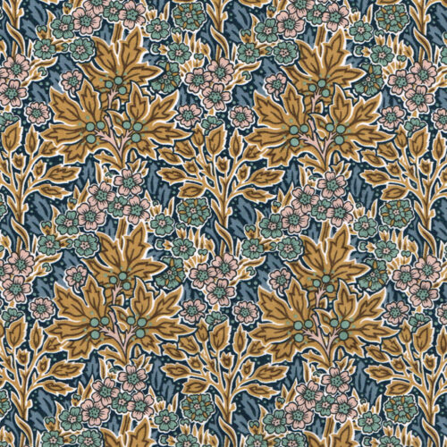 Liberty Fabric Tana Lawn Aubrey Forest C 0.54m Remnant (Box M)