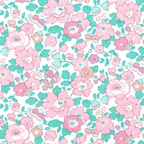 Exclusive Liberty Tana Lawn® Fabric Betsy Rose Mint X
