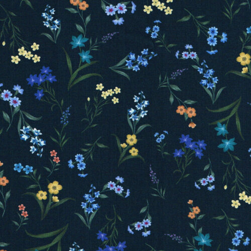 Liberty Fabric Tana Lawn Botanical Display B 1m Remnant (Box M)