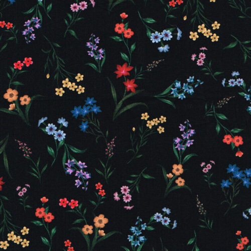Liberty Fabric Tana Lawn Botanical Display D 1.4m Remnant (Box E)