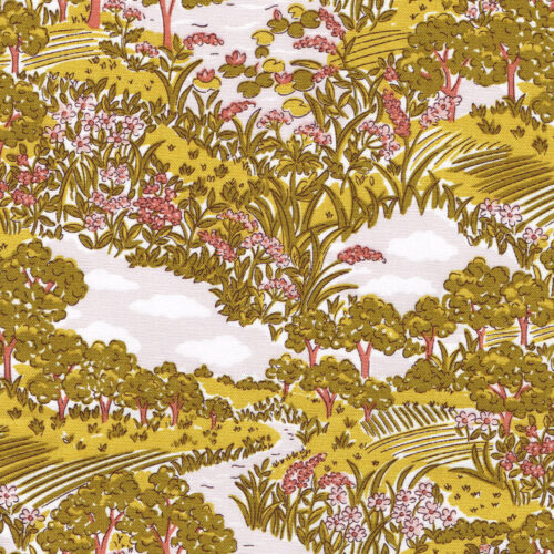 Liberty Quilting Cotton Botanist’s Walk Collection Botanist’s Sketch C