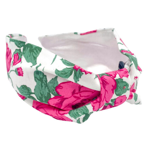 Liberty Tana Lawn® Cotton Carline Rose C Ruched Hairband