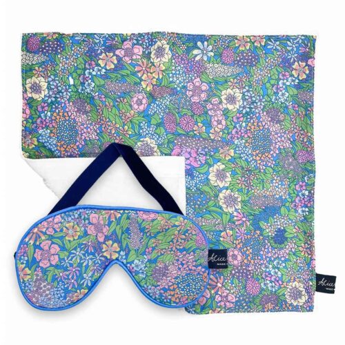 Ciara Blossom Soft Accessories Bundle | Liberty Tana Lawn Face Cloth & Eye Mask