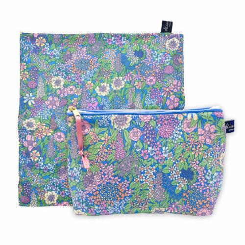 Ciara Blossom Soft Accessories Bundle | Liberty Tana Lawn Face Cloth & Wash Bag