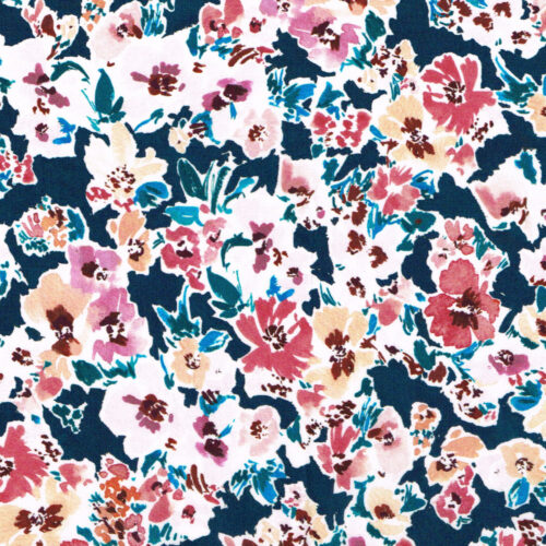 Liberty Fabric Tana Lawn Cottage Border C 1.5m Remnant (Box F)