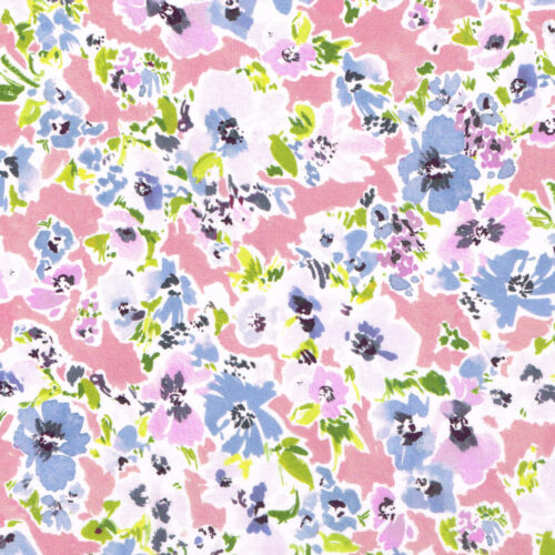 Liberty Fabric Tana Lawn Cottage Border D 2m Remnant (Box F)