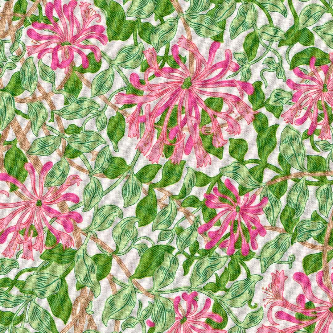 Liberty Quilting Cotton Trailing Honeysuckle A | Alice Caroline